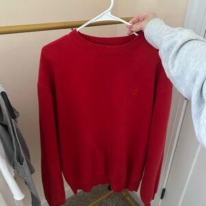 Champion Men's Bold Red Crewneck Sweater